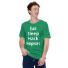 Eat, Sleep, Hack, Repeat - Unisex t-shirt