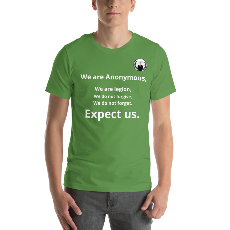 Anonymous Quote - Unisex t-shirt